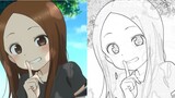 [Pseudo-hand-painted] Apa efek membuka musim kedua teman sekelas Takagi dengan lukisan tangan?