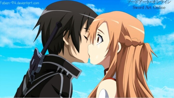 AMV —SAO — KISS ME SLOWLY. 🎧