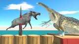 Spikes, Cannon and Crocodile Trap - Animal Revolt Battle Simulator