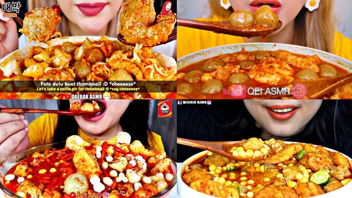Request ASMR/MUKBANG BASO ACI (EATING CHEWY MEATBALL) COMPILATION🤤😋|ASMR INDONESIA|Muksavory🌷-