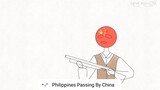 Philippines Passing By China Animated