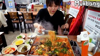 Mukbang | 수원 지동시장 순대타운에서 순대곱창볶음 볶음밥은 필수!! | Sundae Bokkeum | Eating Show | 먹방