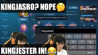 KingJasro OUT! KingJester IN!