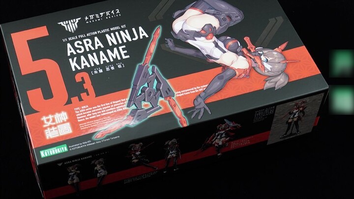 [Fish Tofu] Kotobukiya Goddess Device 5.3 Zhula Ninja Cardinal Girl Unboxing Instructions and Board 