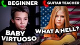 Professional GUITARIST Pretends to be a BABY to Guitar Lessons #2 | PRANK