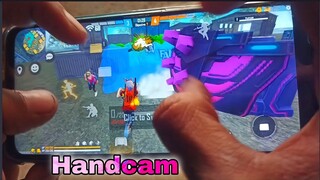 Realme narzo 20pro free fire gameplay test 4 finger handcam m1887 onetap headshot SD860 CPU smoothaf