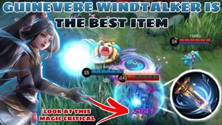 GUINEVERE NOOB WINDTALKER - LOWPOINTS SAY THAT AGAIN - LADY CRANE - MOBILE LEGENDS