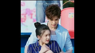 riley wang take care of zhao lusi?♥️😘 cute couple❤️