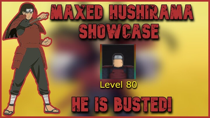 ( Fed 7 Maxed Goku Blacks to max Hashirama Senju! ) Maxed Hushirama Showcase in Roblox Anime Mania