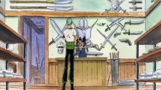 Zoro buying katana