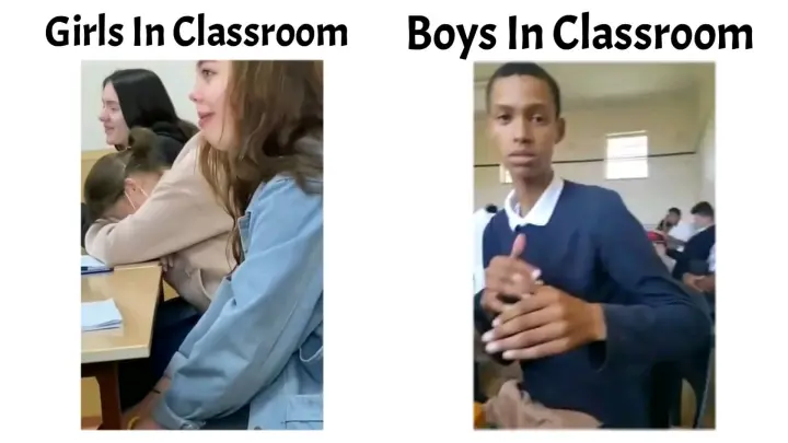 Girls in class vs boy in class