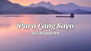 Para lang sayo..