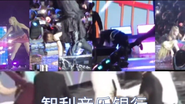 Several idols fell down in the rain and hail on Music Bank Chile