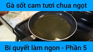 Gà sốt cam tươi chua ngọt #5