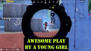 This young girl played well in this game | DUO | PUBG Mobile