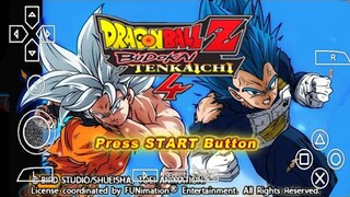 NEW Dragon Ball Super DBZ Budokai Tenkaichi 4 PPSSPP ISO With Permanent Menu!