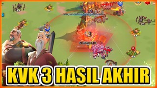 SELESAI HASIL AKHIR KVK 3 RISE OF KINGDOMS AWAL JANUARI