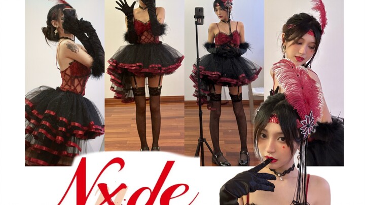 [Vertical screen] nxde but home quarantine version garter stockings black stockings no beauty no leg