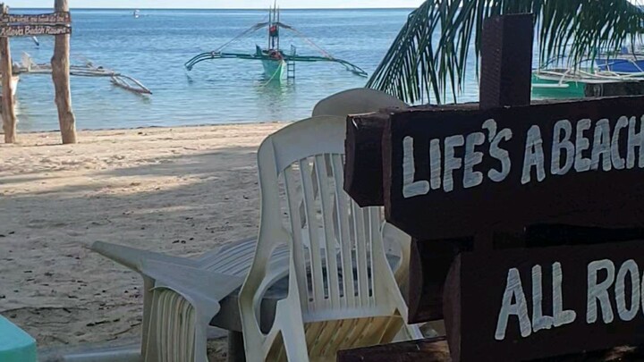 Beach in Sipalay Negros Occidental after Typhoon Odette