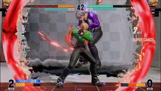 KOF15　チャンピオン　ロック　１１Hit６割レイジングコンボ　遠距離からこの威力