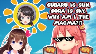 【HoloLive】If Subaru is the Sun, Sora is the Sky, Why Am I the Magma?!? 【English Sub】