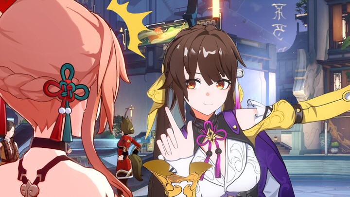 เซียวกุยจื่อ: ทุบหน้าอกด้วยหินก้อนใหญ่ดีกว่า 😤 "Honkai Impact Small Theatre"