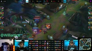 Tâm điểm trận đấu giữa CLG và C9 phần 4 #game #LOL