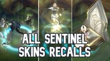 All Sentinel Skins Recalls - League of Legends