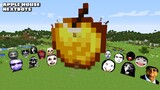 SURVIVAL GOLDEN APPLE HOUSE WITH 100 NEXTBOTS in Minecraft - Gameplay - Coffin Meme