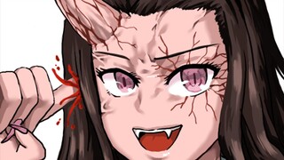 [Plank painting/ Demon Slayer in JoJo style] Kamado Nezuko