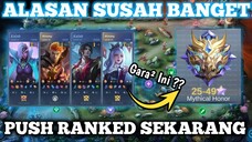 SUSAH BANGET Push Ranked Meta Season Sekarang Mobile Legends