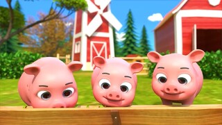 5 Colorful Rainbow Little Ducks _ Newborn Baby Songs