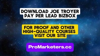 Joe Troyer – Pay Per Lead BizBox