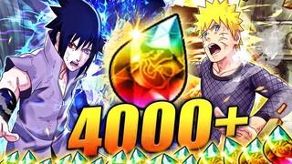 I GOT 4000+ FREE PEARLS!! LETS SUMMON & GIVEAWAY THE ACCOUNTS (Naruto Ultimate Ninja Blazing)