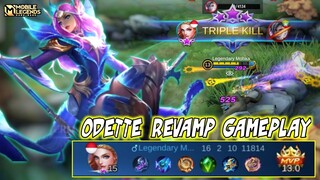 Gameplay Revamped Odette 2021 - Mobile Legends Bang Bang