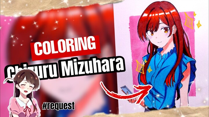 COLORING – Chizuru Mizuhara [heroine Kawaaiiii🤭]