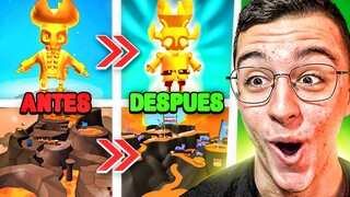 NUEVOS MAPAS y SKINS de STUMBLE GUYS con INTELIGENCIA ARTIFICIAL! 😱