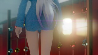 【MMD×Blender】这么瘦的腿腿有人喜欢吗？