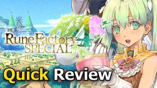 Rune Factory 4 Special (Quick Review) [PC]