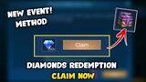 HOW TO GET DIAMONDS REDEMPTION CODE!? RAFFLE PRIZES (CLAIM NOW) MOBILE LEGENDS 2021
