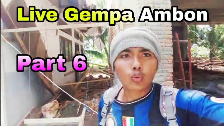 Gempa berpusat Waai Ambon, hari kedua  "27 September 2019" part VI kerusakan parah pada rumah warga"