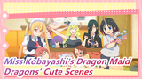 [Miss Kobayashi's Dragon Maid] Dragons' Cute Scenes of Eating