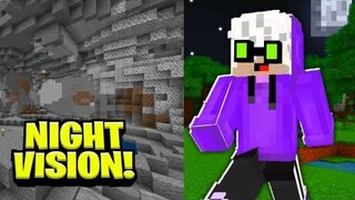 Night Vision Texture Pack For MCPE/MCBE 1.17 | Fullbright Texture Pack For MCPE 1.17 Support
