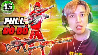 [Free Fire] Thử Thách Mặc Nguyên Bộ Màu Đỏ Lấy Top 1 | AS Mobile