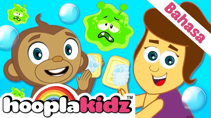 Wash Your Hands | Cuci Tanganmu | Kebiasaan Sehat | HooplaKidz Bahasa