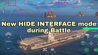 Modern Warships: New HIDE INTERFACE mode features during Battle in upcoming  Update of the game.