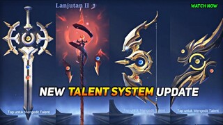 ALL TALENT SYSTEM FINISHED LOOK - MLBB