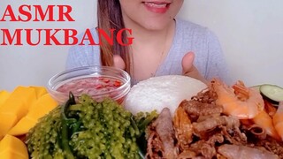 ASMR MUKBANG LATO, DRIED PUSIT, & HIPON ( REQUESTED ) EATING SHOW | NO TALKING