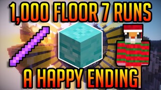 DIAMOND NECRON HEAD FROM 1000 FLOOR 7 RUNS! | Hypixel Skyblock