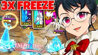 MAKING PLAYERS RAGE QUIT WITH TRIPLE FREEZE TROLLING CHAMP 1!!  | Seven Deadly Sins: Grand Cross